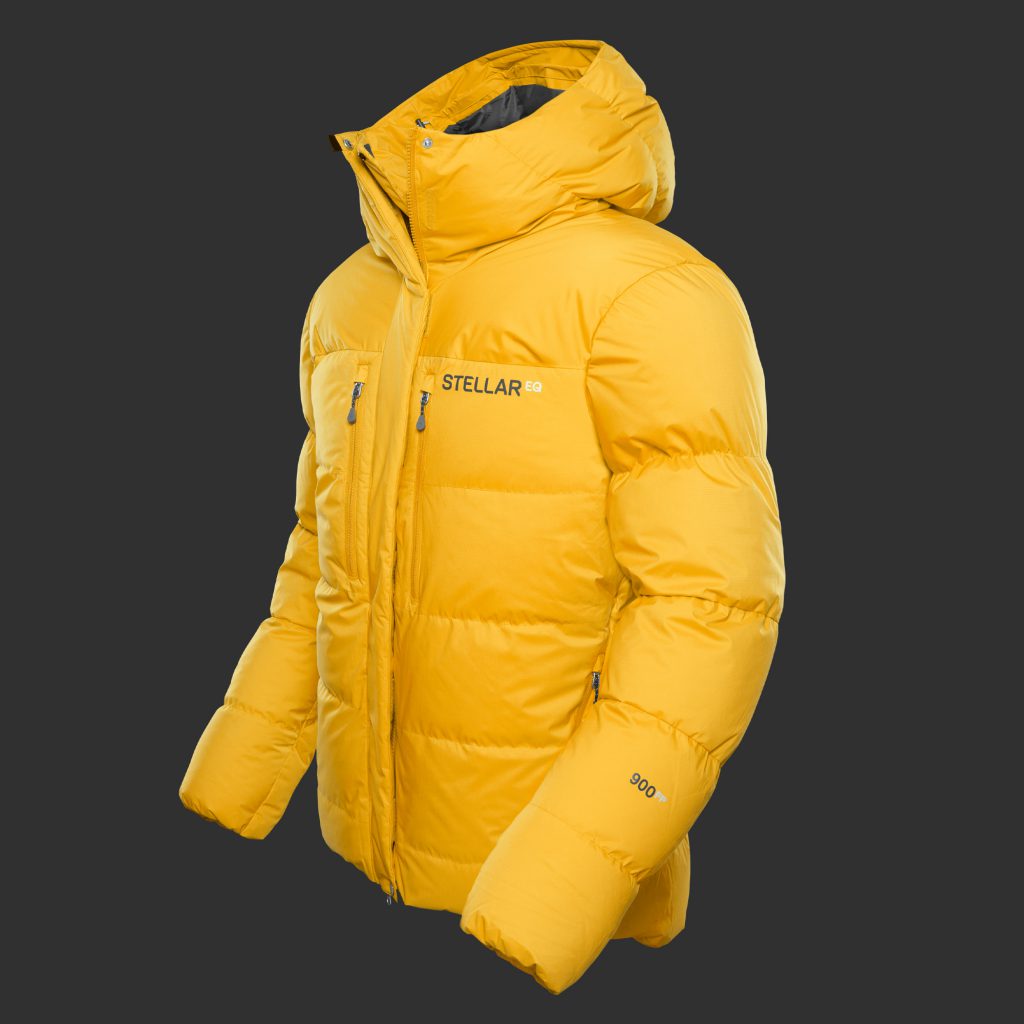 Stellar Equipment | Guide Expedition 900 fill Down Jacket - yellow color