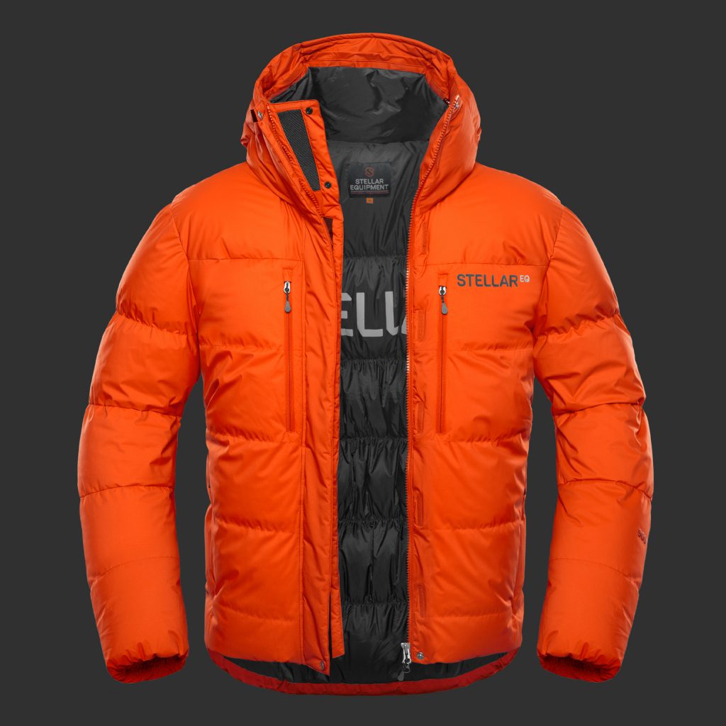 Stellar Equipment | Guide Expedition 900 fill Down Jacket - red color