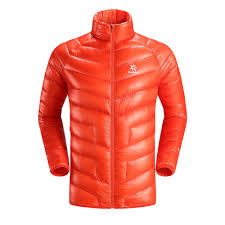 Kailas - Mont Ultralight 900 fill down jacket front orange