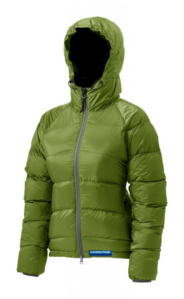 Feathered Friends | Ellia women's  down jacket - grass green color