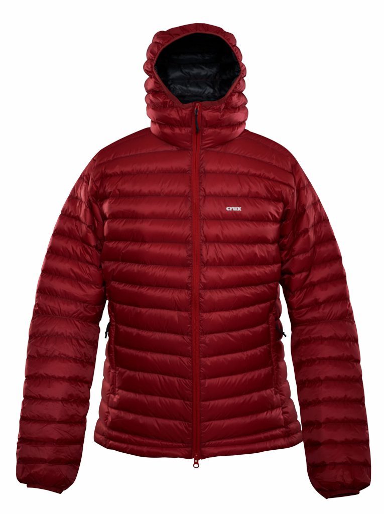 Crux | Halo 900 fill down jacket - red color