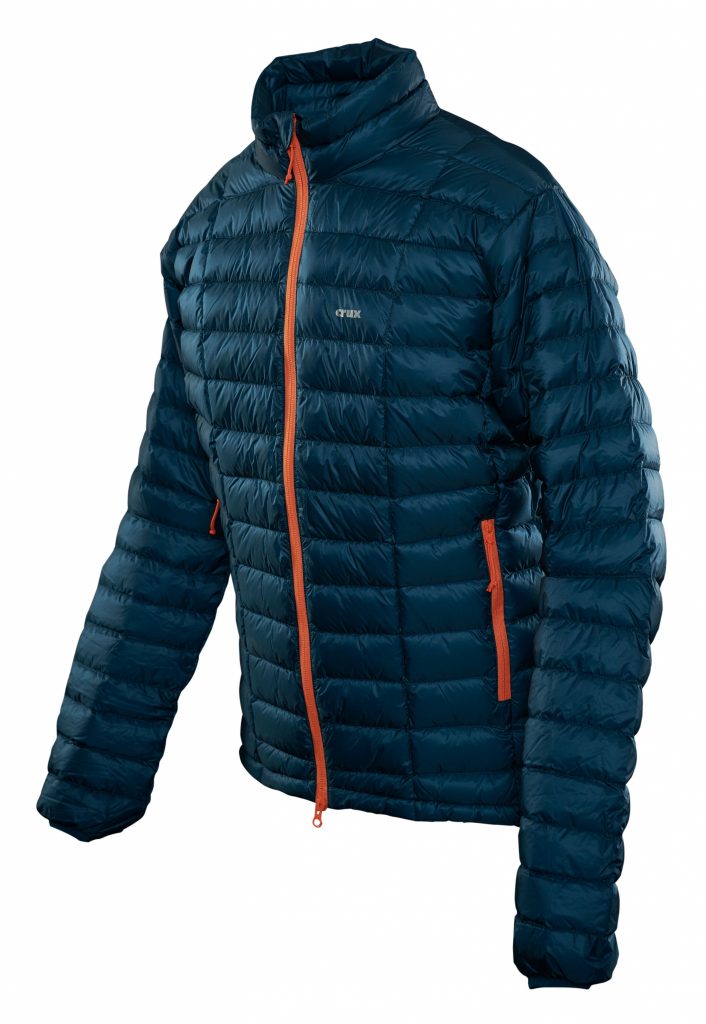 Crux Turbo 900 fill Jacket side blue