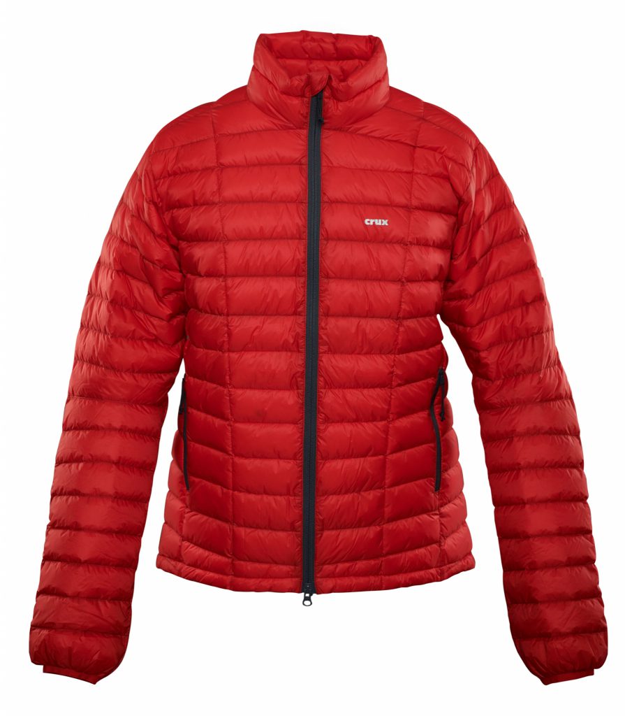 Crux Turbo 900 fill Jacket red color