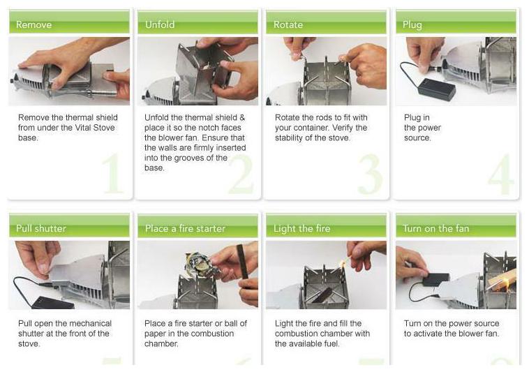 instruction how to use vital grill