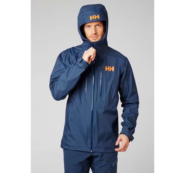 helly hansen - VERGLAS 3L SHELL JACKET - blue - close