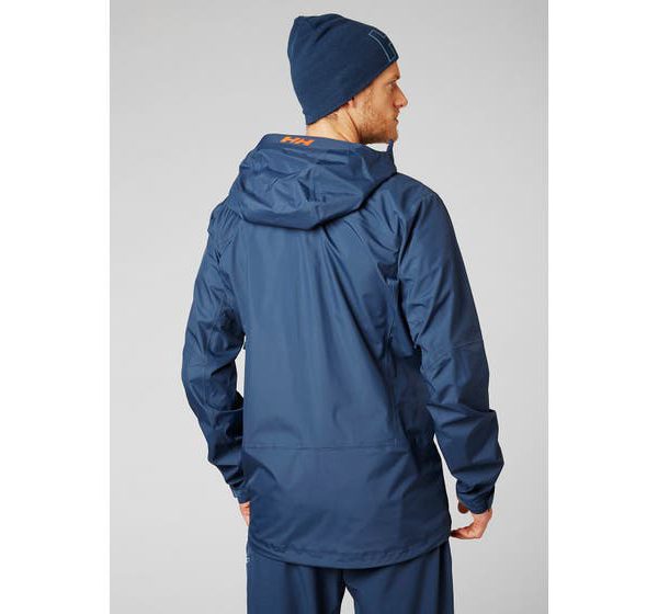 helly hansen - VERGLAS 3L SHELL JACKET - black blue navy