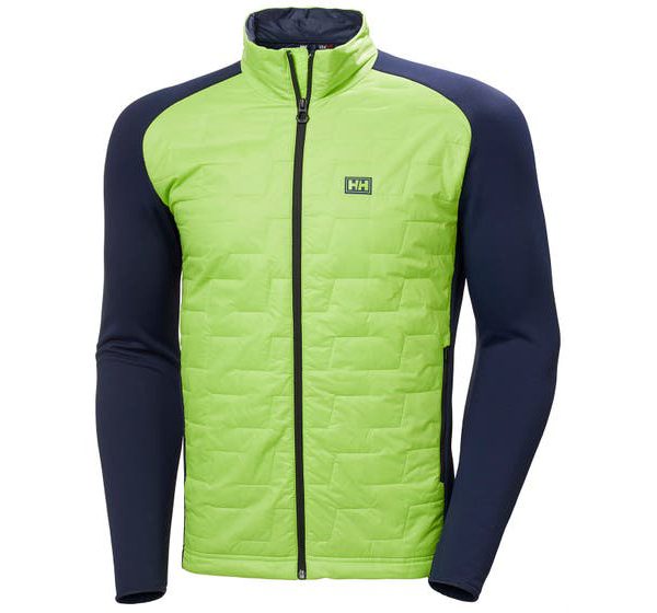 LIFALOFT HYBRID INSULATOR JACKET - front - fluo lime