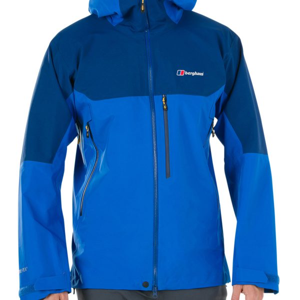 berghaus EXTREM 5000 WATERPROOF JACKET front blue