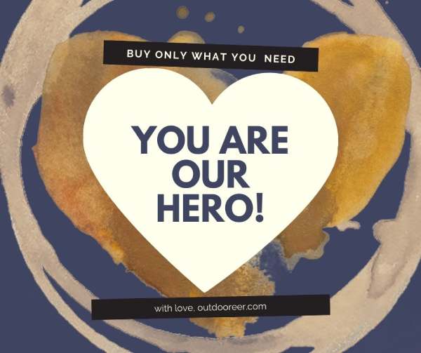 Black Friday - buy only what you need and you are our HERO!